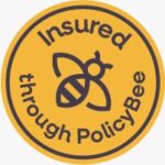Home 7 PolicyBee insured badge for Vanguards Healthcare Ltd UK